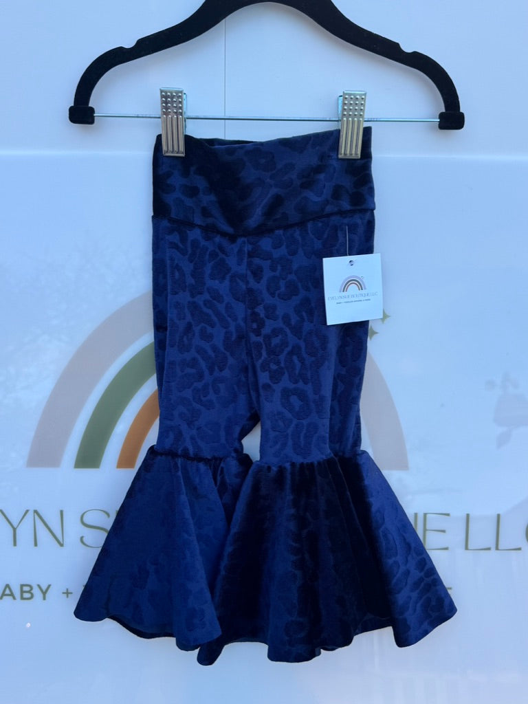 NAVY CHEETAH BELLS