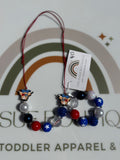 USA COW NECKLACE SET