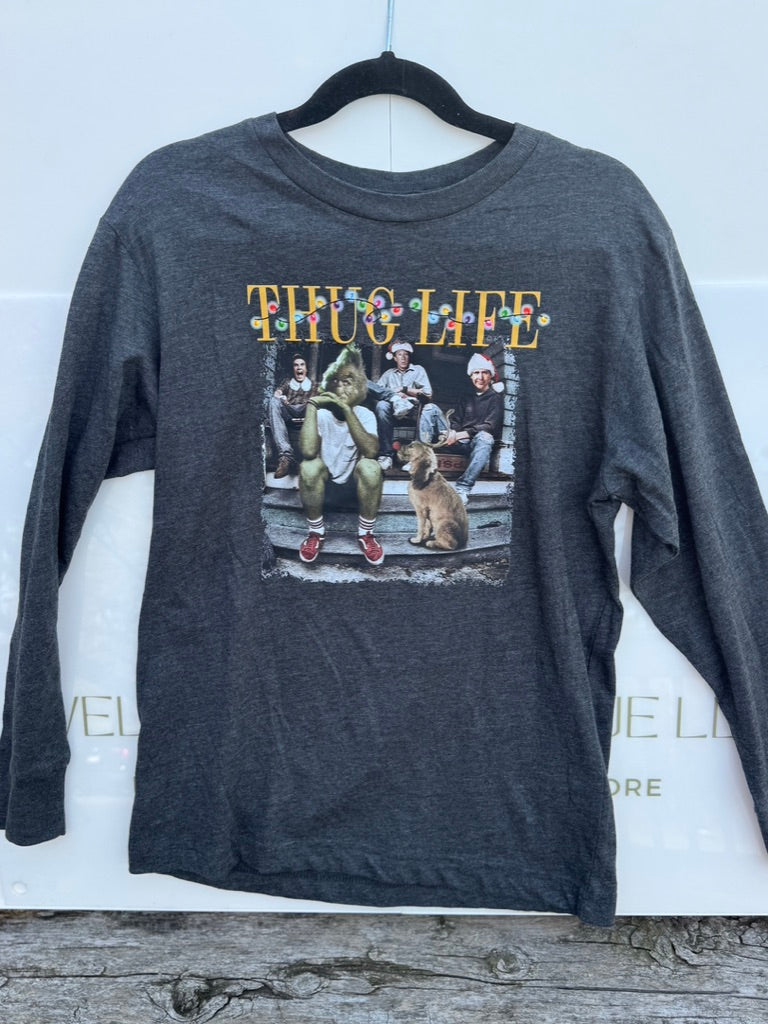 XMAS THUG LIFE LS TEE