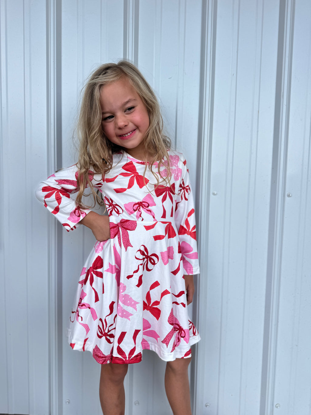 GIRLY GIRL BOW DRESS