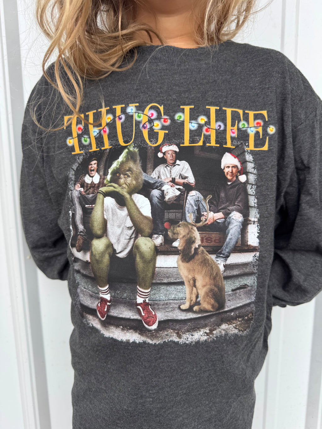 XMAS THUG LIFE LS TEE