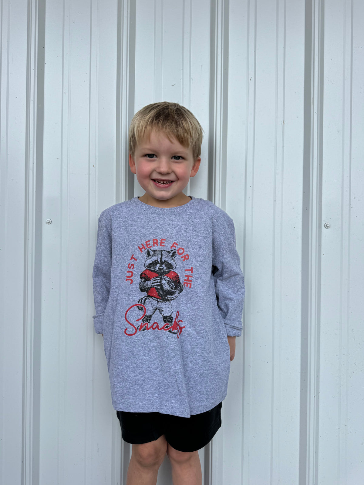 FOOTBALL RACOON LS TEE