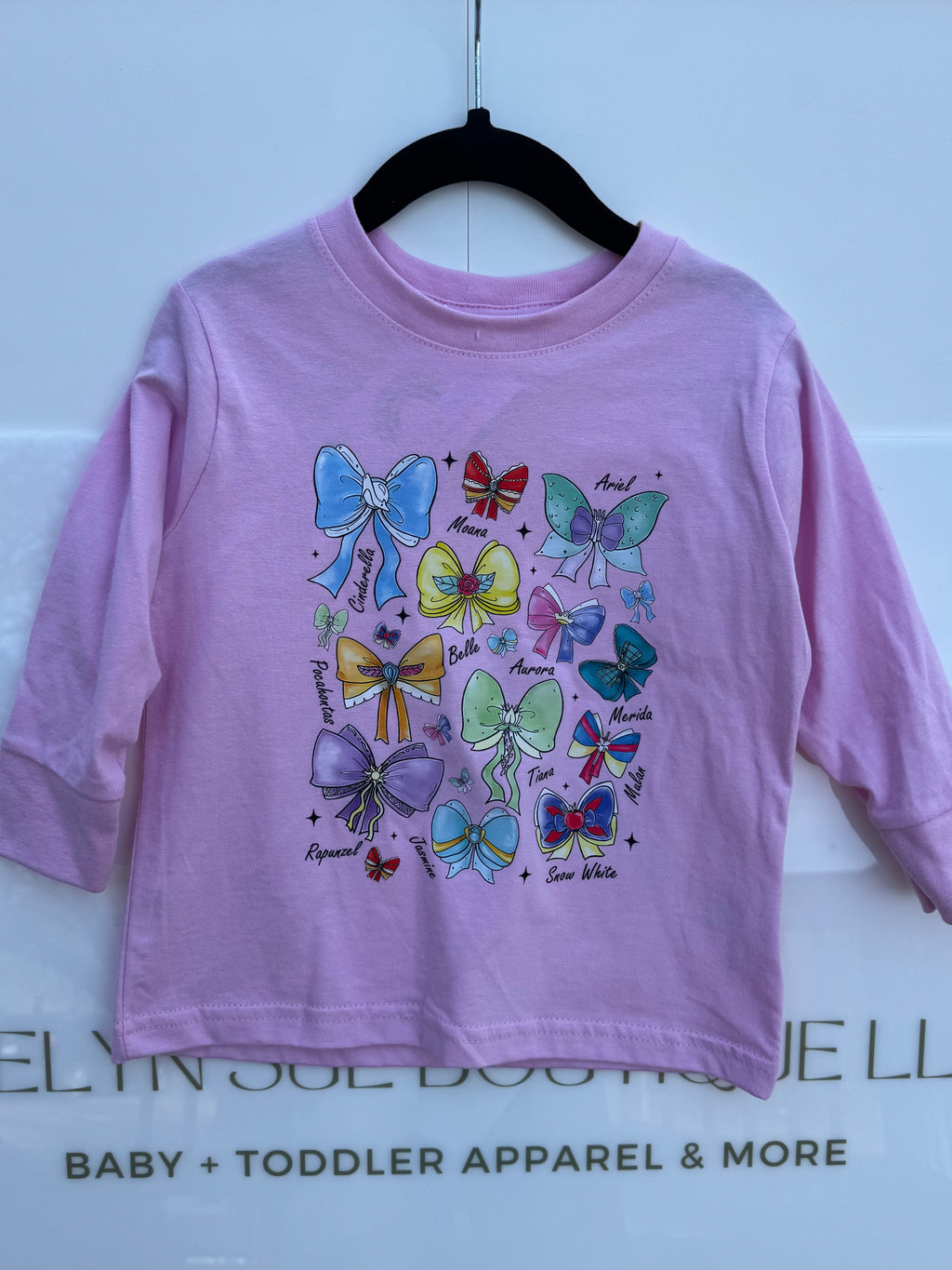 PRINCESS BOWS LS TEE