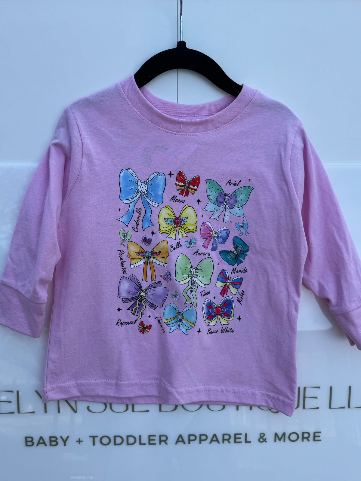 PRINCESS BOWS LS TEE