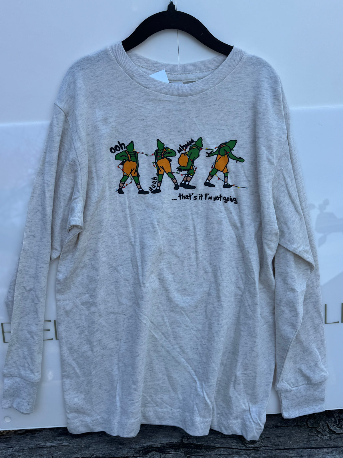 NOT GOING GRINCH LS TEE