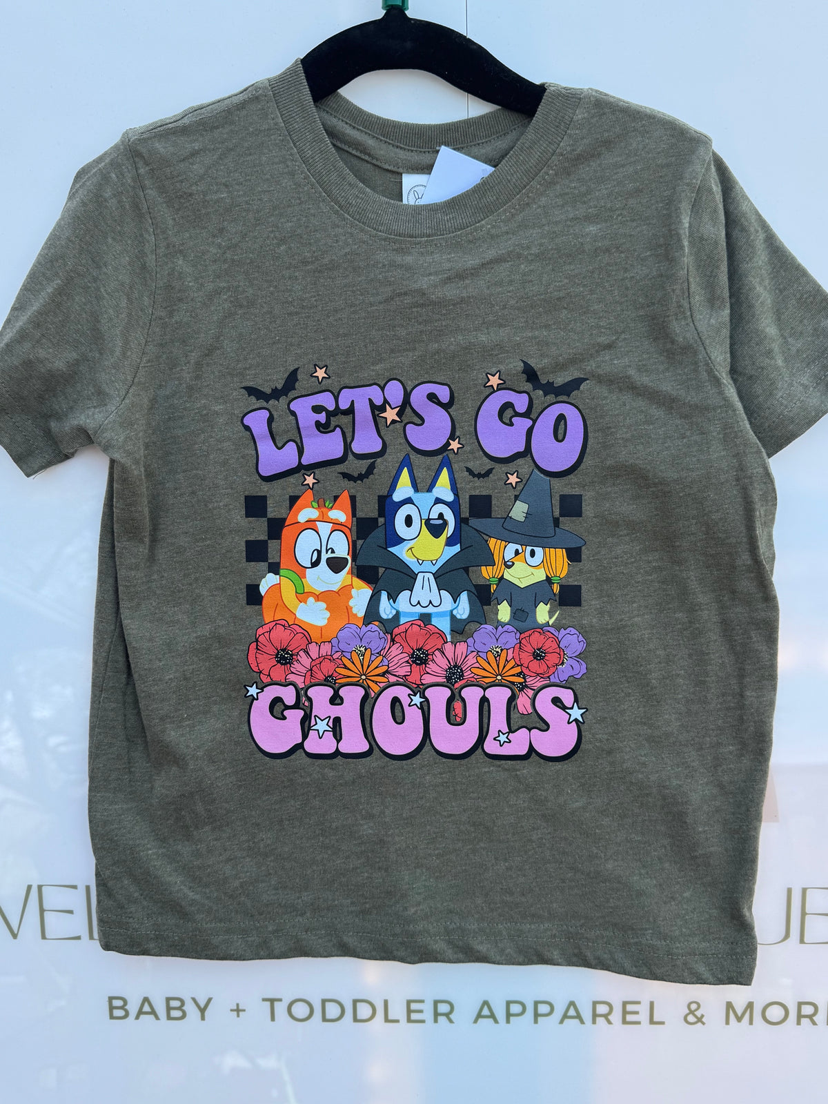 BLUEY LET'S GO GHOULS TEE
