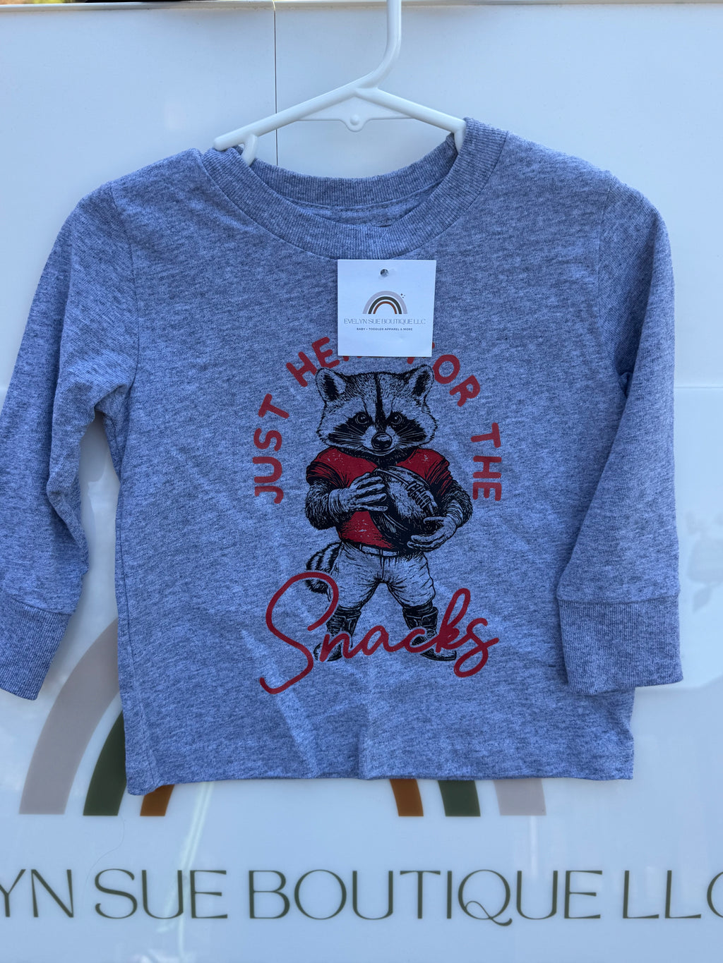 FOOTBALL RACOON LS TEE