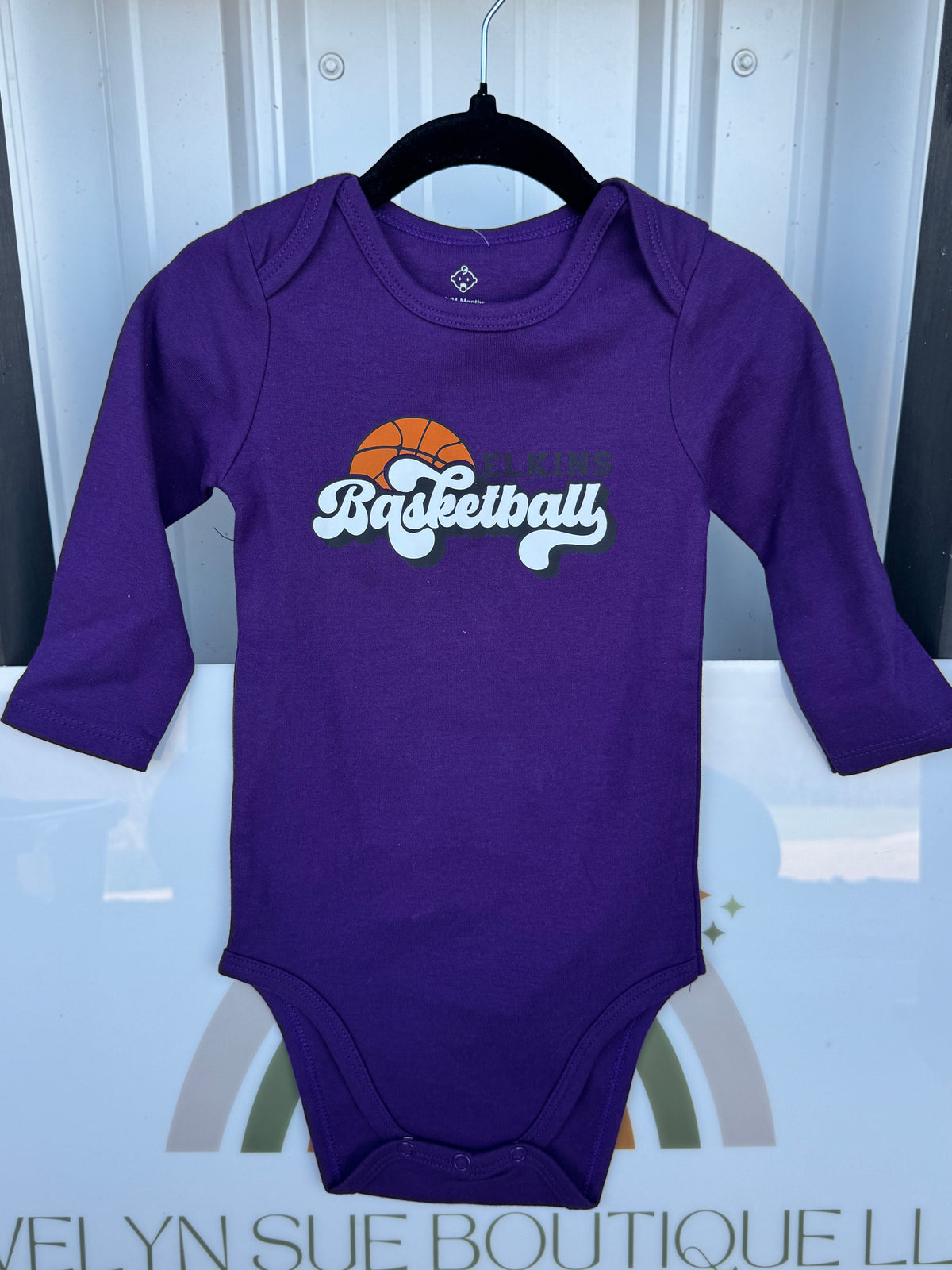 ELKINS BASKETBALL ONESIE