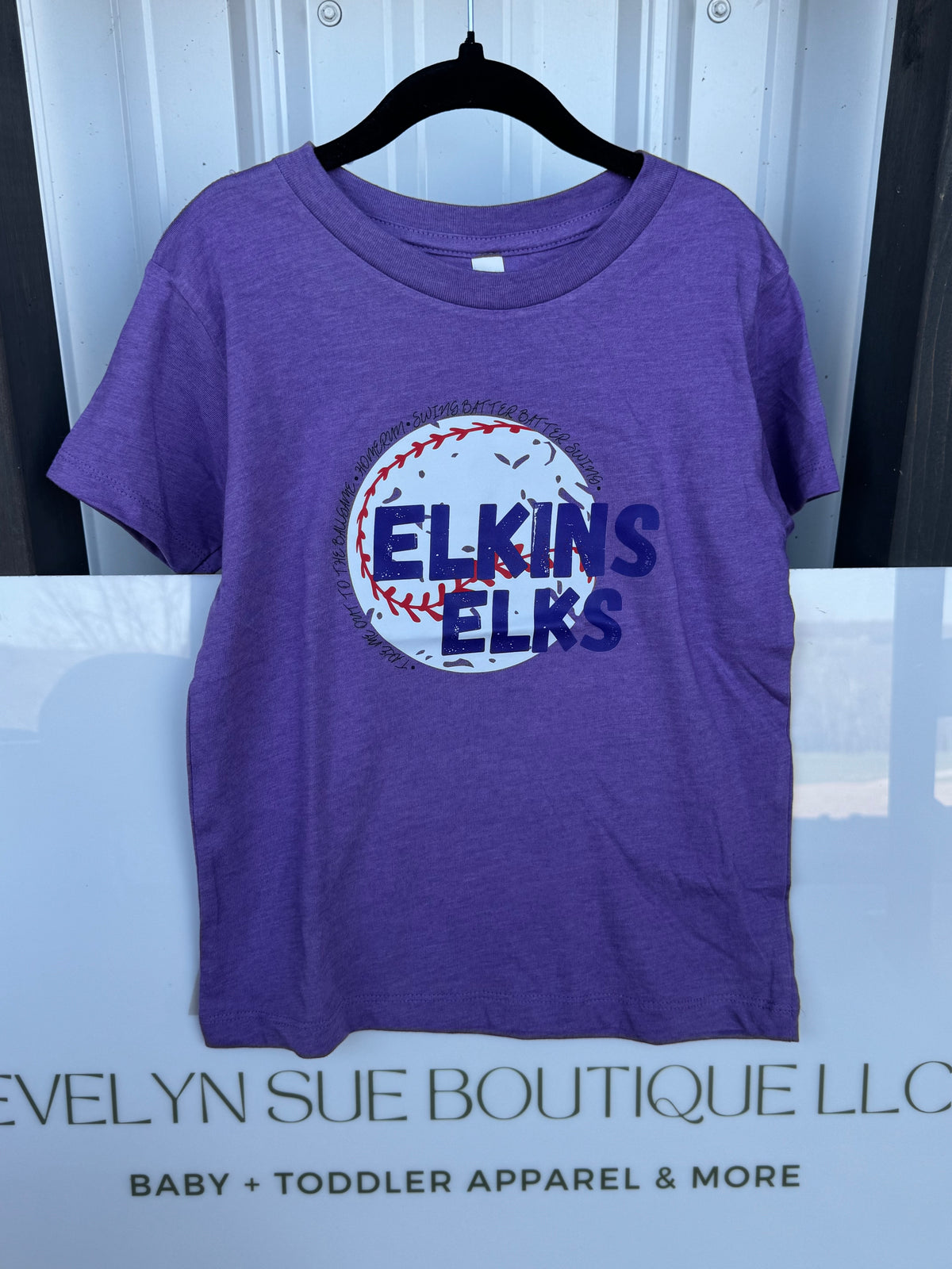 ELKINS ELKS BASEBALL TEE