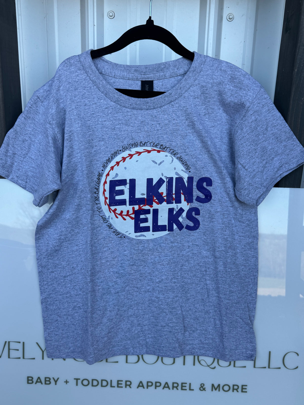 ELKINS ELKS BASEBALL TEE
